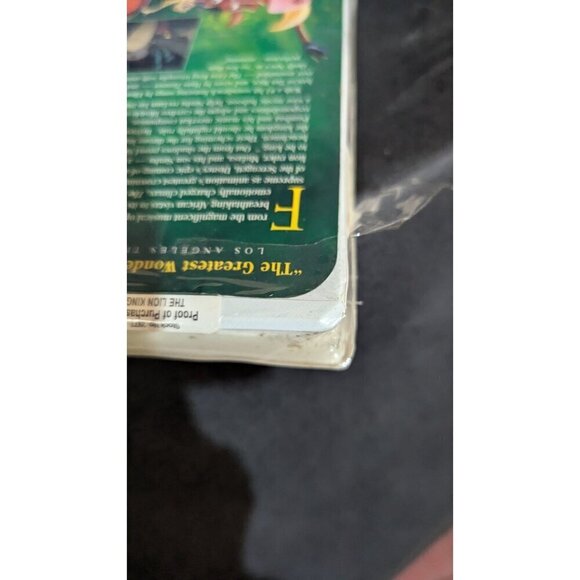 Walt Disney Masterpiece The Lion King VHS Tape - Picture 5 of 7